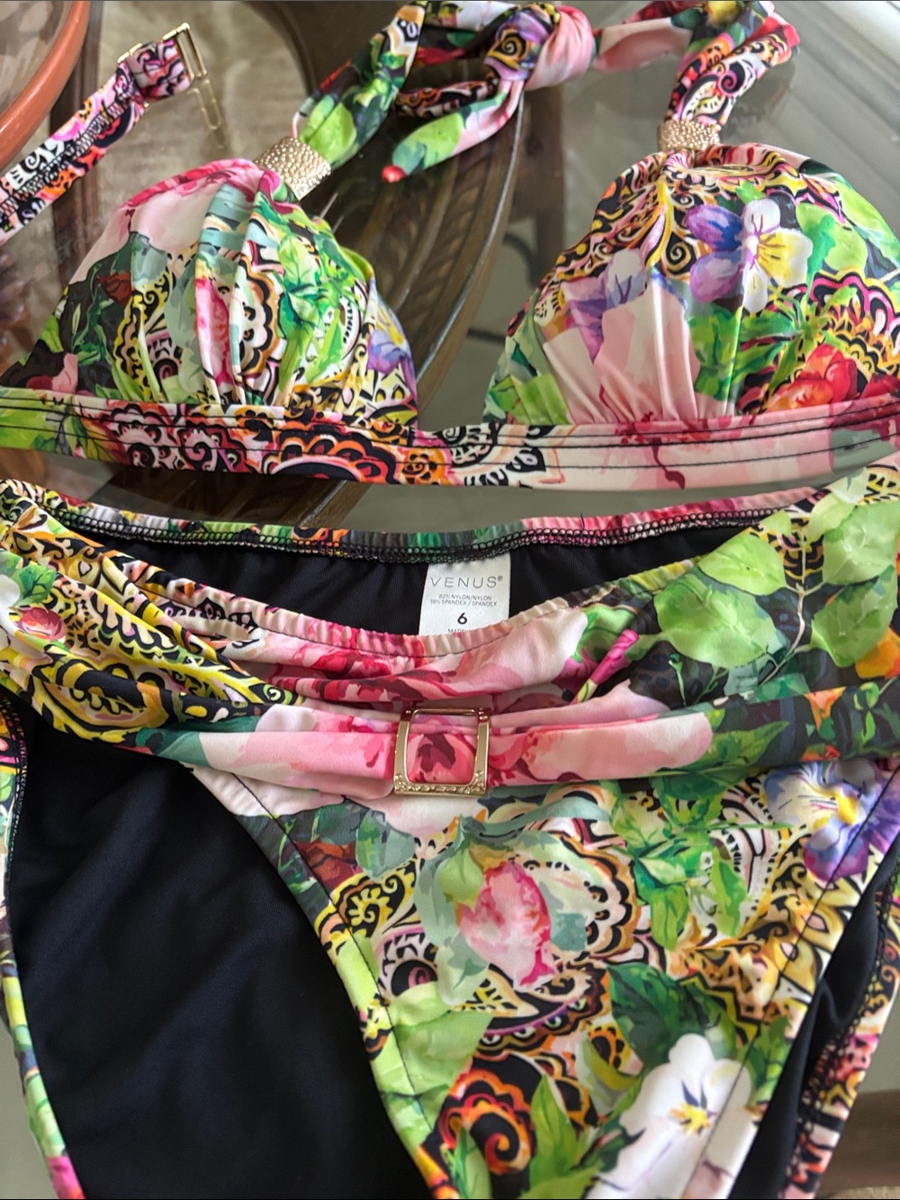 Venus bikini set top size A bottom size 6